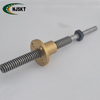 40mm Double-sided Cutting Flange Brass Nut Trapezoidal Lead Screws